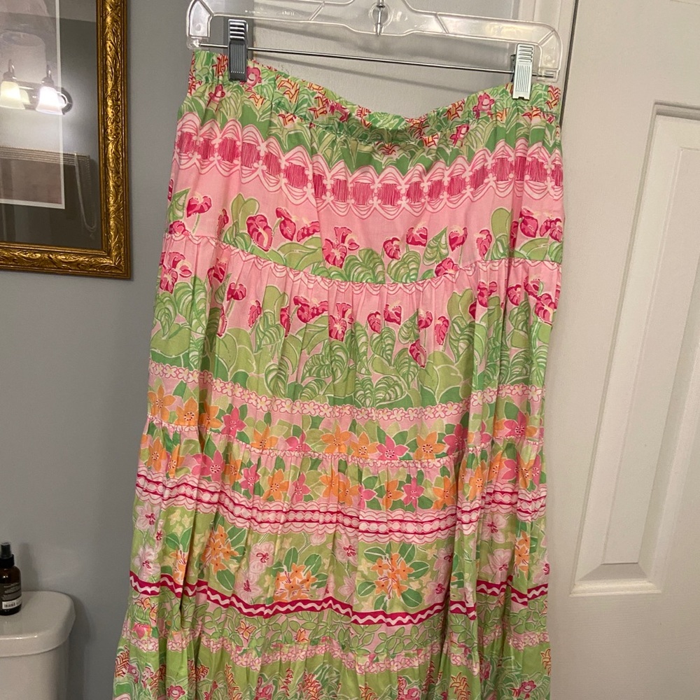 Vintage Lilly Pulitzer maxi skirt.